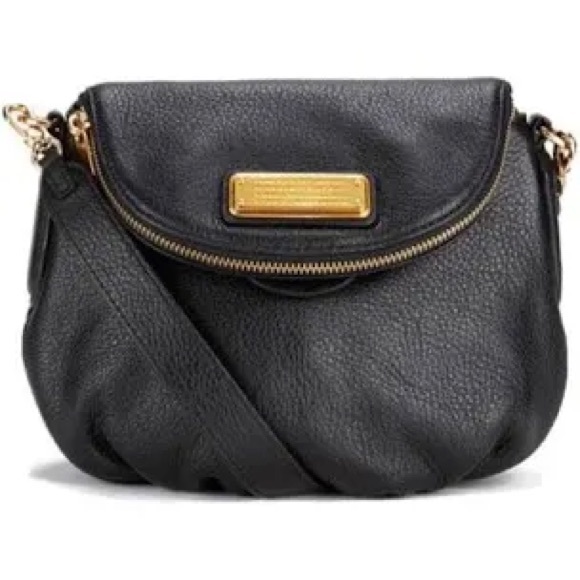 Black Leather Crossbody Bag - Picture 1 of 10